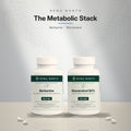 The Metabolic Stack by Renu North — Berberine and Omega-3 bottles